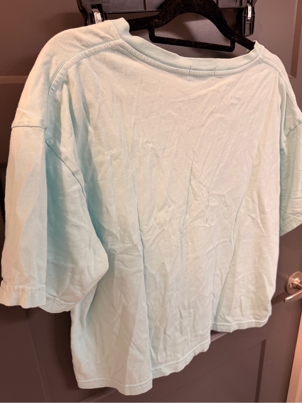 Fresh Produce Light Blue V-Neck Cotton Top with Starfish Design - One Size - Picture 4 of 7
